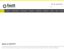 Tablet Screenshot of fasstt.org.au